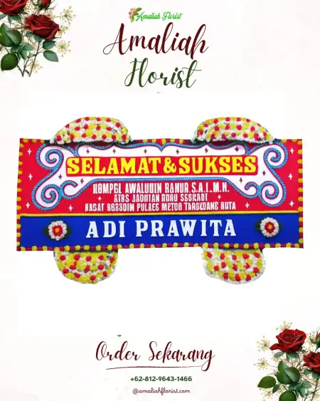 Papan Bunga Ucapan Selamat Subang
